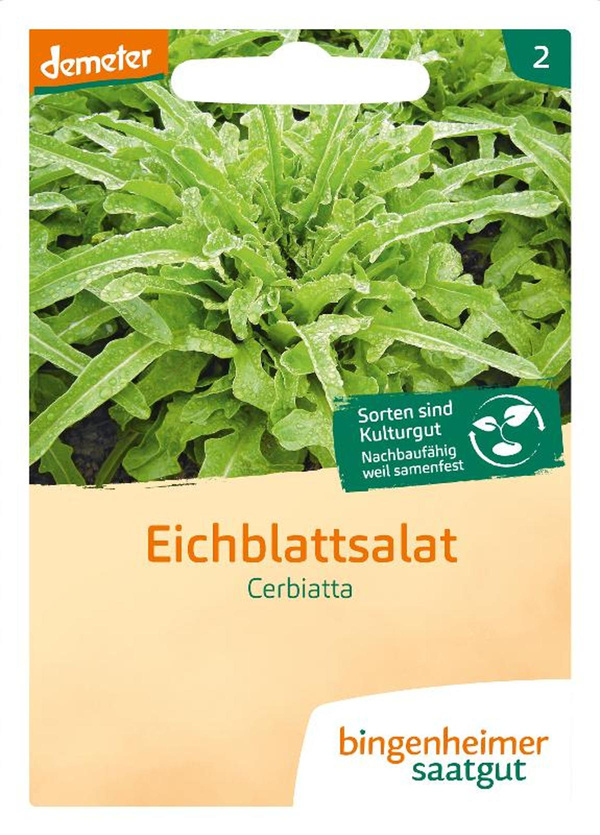 Produktfoto zu Saatgut Eichblatt Cerbiatta