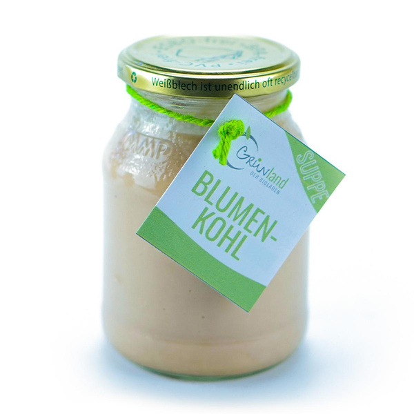 Produktfoto zu Blumenkohlsuppe Grünland Hausgemacht 450ml