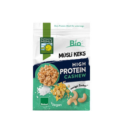Produktfoto zu Müsli Keks High Protein Cashew 125g