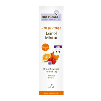 Produktfoto zu Omega Orange Leinöl-Mixtur 100ml