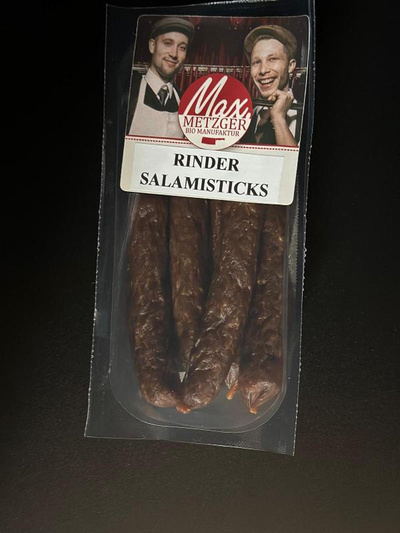 Produktfoto zu Rinder Salamisticks 70g metzger Max
