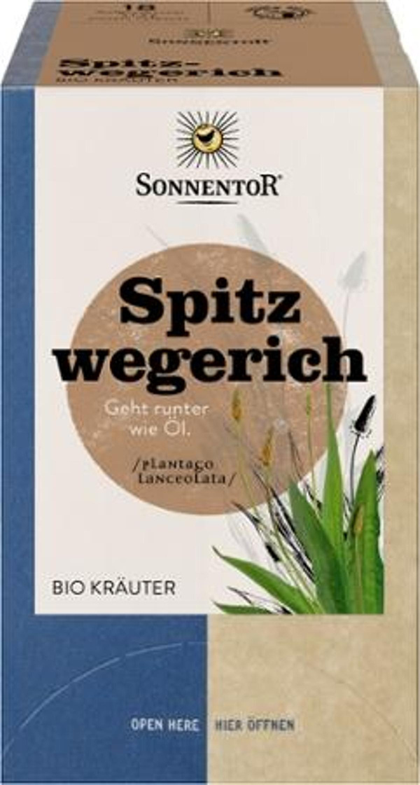 Produktfoto zu Spitzwegerich Tee Teebeutel