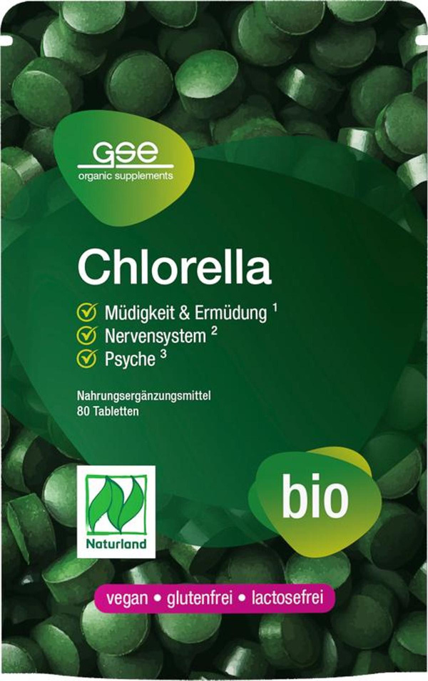 Produktfoto zu Chlorella Bio  (80 Stk)) 40g