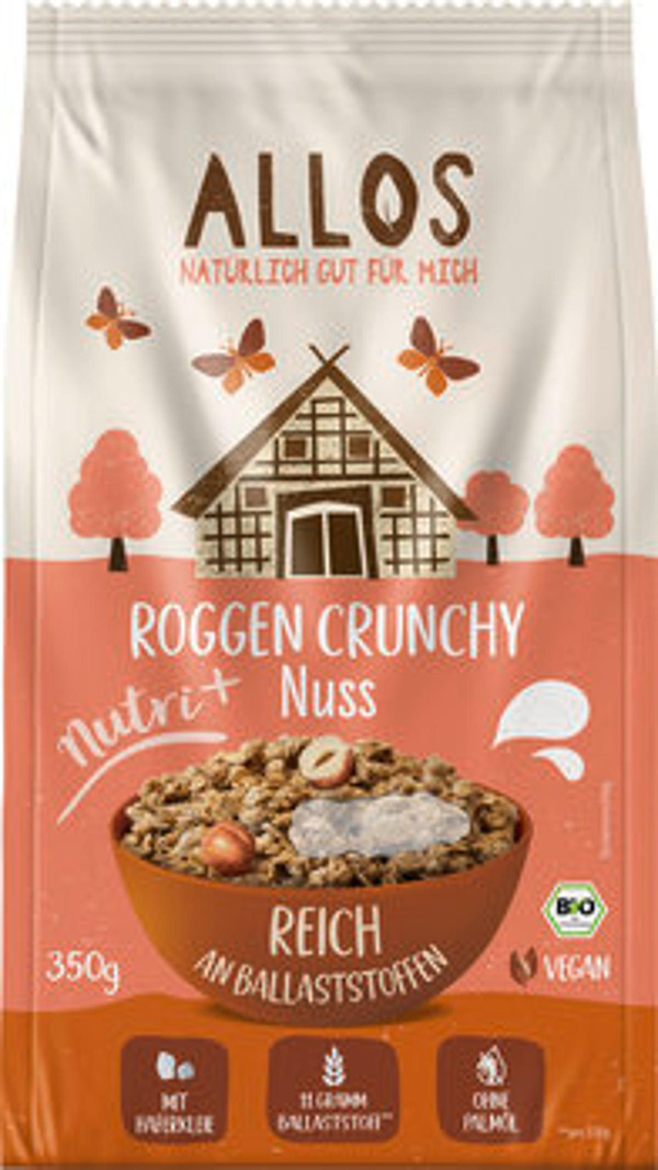 Produktfoto zu Roggen Crunchy Nuss