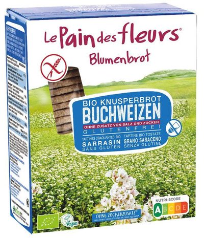 Produktfoto zu Blumenbrot - Knusperbrot Buchweizen, ohne Salz