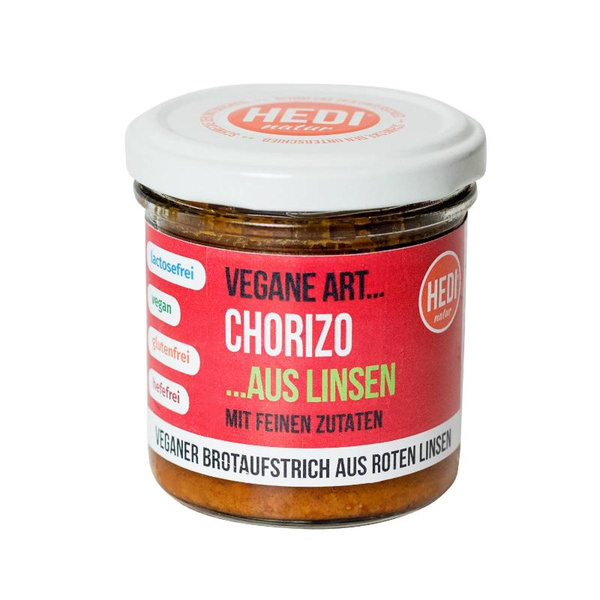 Produktfoto zu Vegane Art... Chorizo, Brotaufstrich aus Linsen