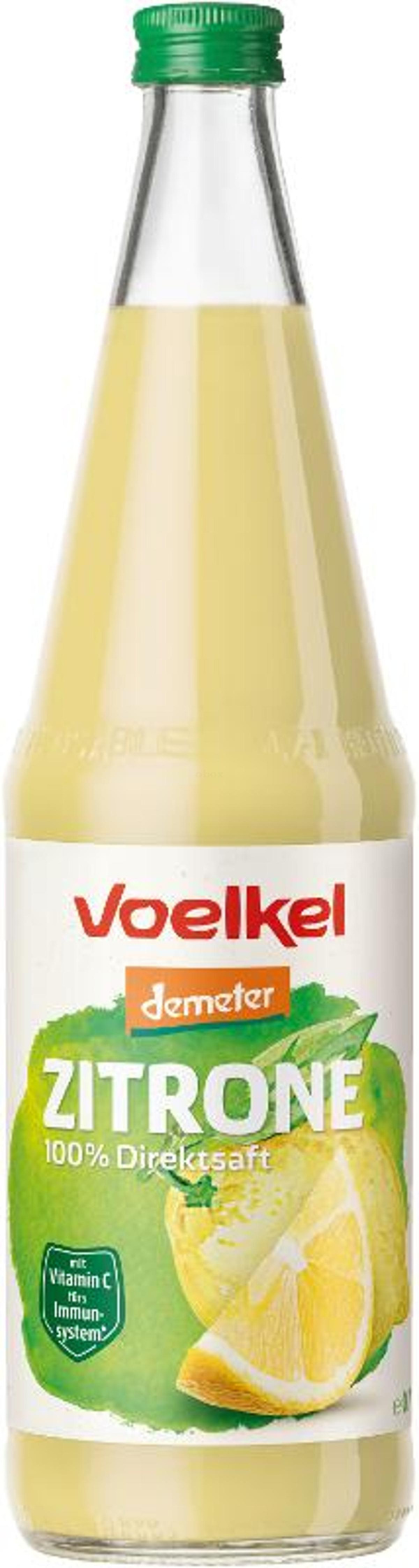 Produktfoto zu Zitronensaft bio 100% Direktsaft, vegan 0,7l