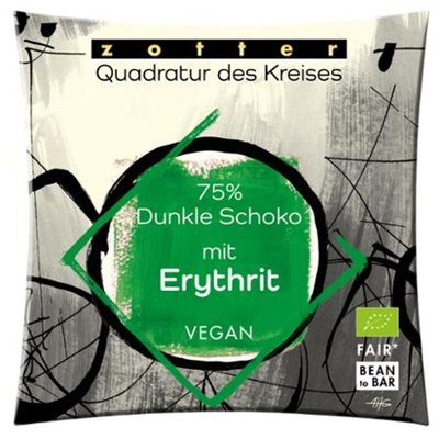 Produktfoto zu Quadratur des Kreises - 75% Dunkle Schoko Biosüße