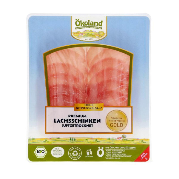 Produktfoto zu Premium-Lachsschinken, geschnitten 80g