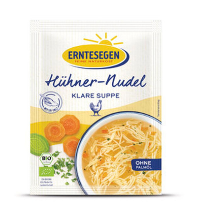 Produktfoto zu Hühner-Nudel, klare Suppe