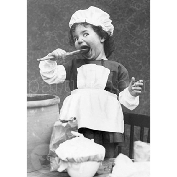 Produktfoto zu Postkarte Schmeckt doch!