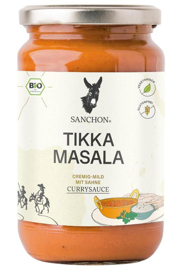 Produktfoto zu Currysauce Tikka Masala - Cremig-Mild, mit Sahne 340g