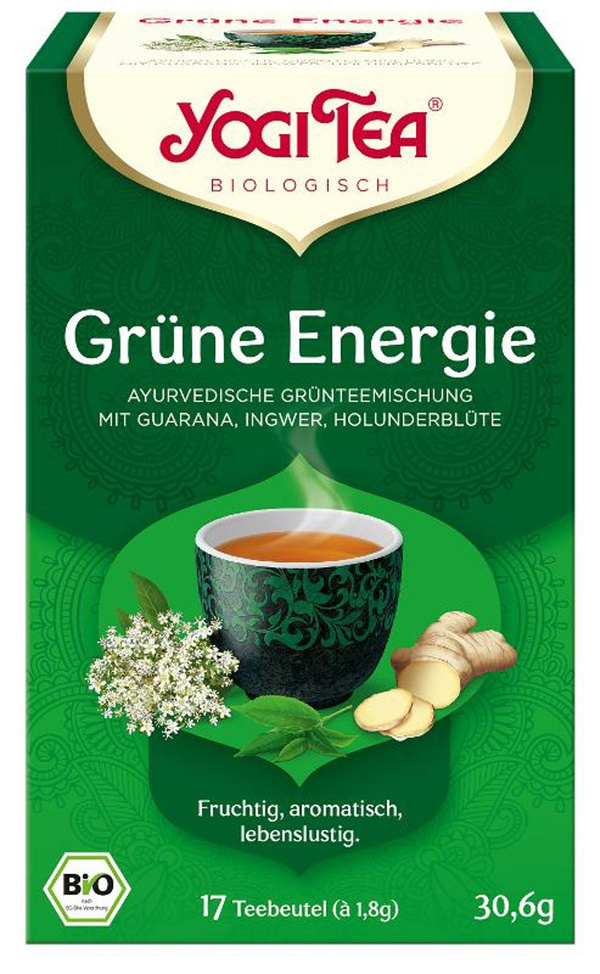Produktfoto zu YOGI TEA Grüne Energie (Btl je 1,8 g) 30,6g