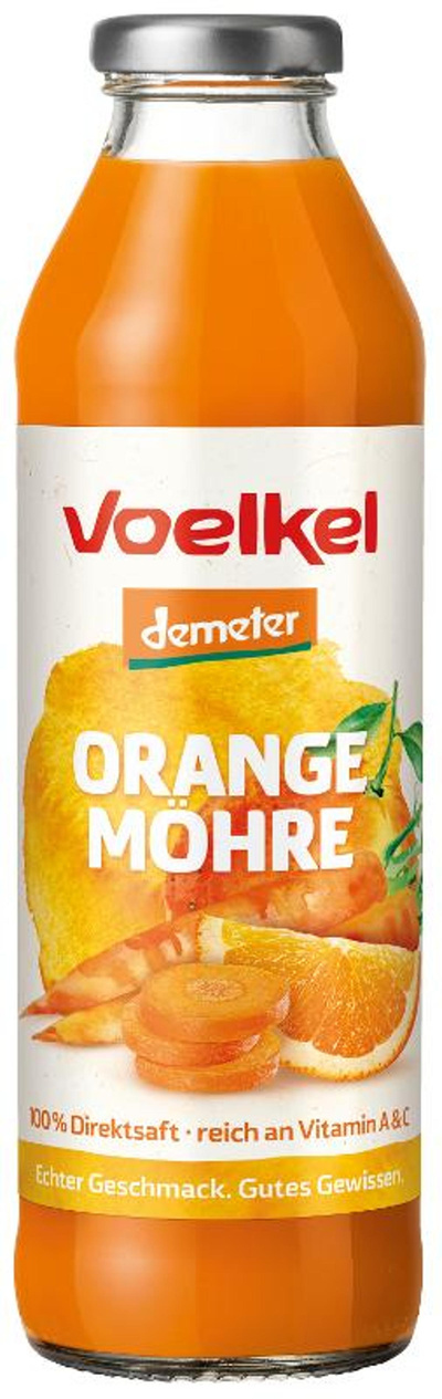 Produktfoto zu Orangen Möhren Saft, 100% Direktsaft 0,5L