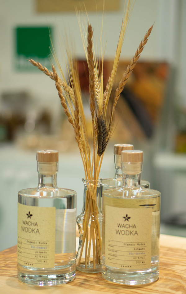 Produktbild Wacha Wodka auf BIOFACH-Messe