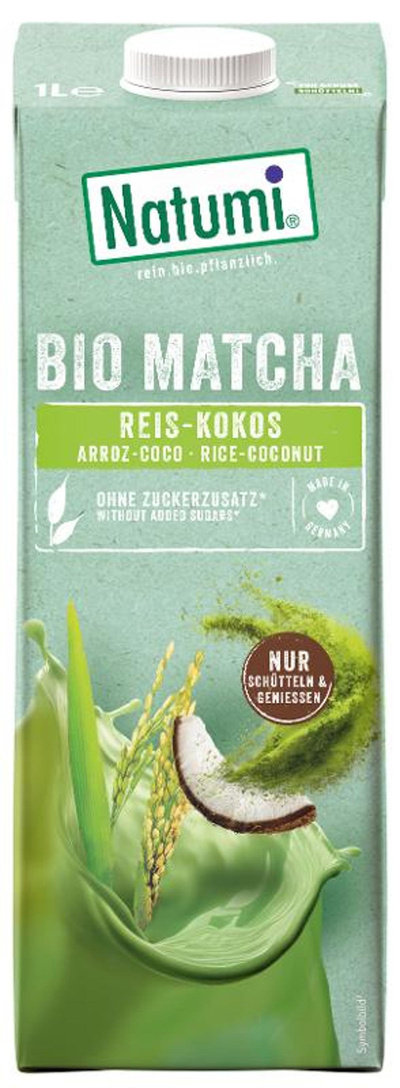 Produktfoto zu Matcha Reis-Kokosdrink 1l