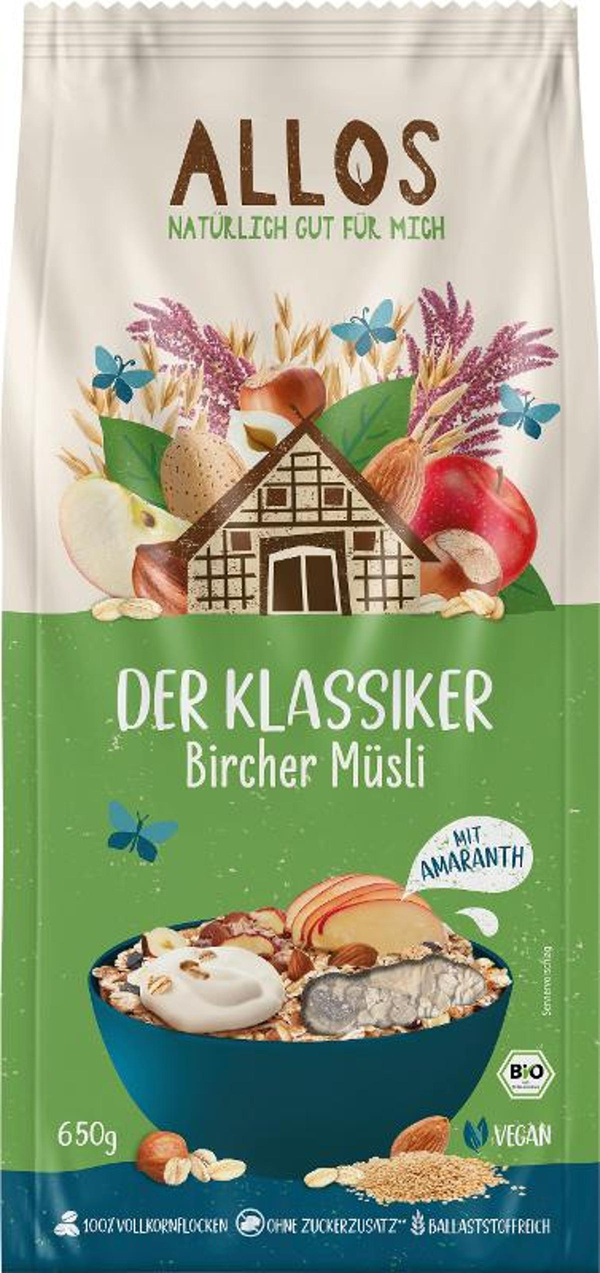 Produktfoto zu Hof-Müsli Bircher 650g