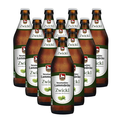Produktfoto zu Lammsbräu Zwickl Kiste 10x0,5l