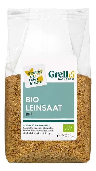 Produktfoto zu Leinsamen gold 500g