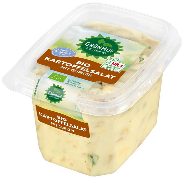 Produktfoto zu 'Grünhof' Bio-Kartoffelsalat in Mayo-Dressing 400g