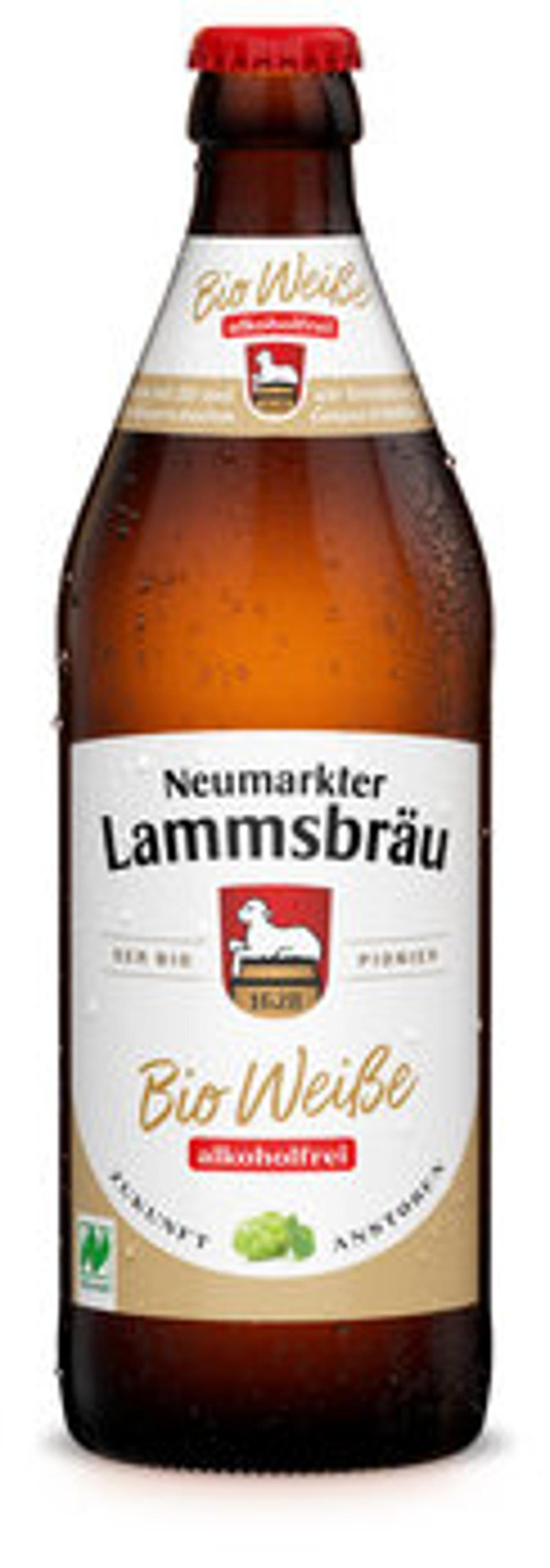 Produktfoto zu Lammsbräu Weiße -alkoholfrei- 0,5l