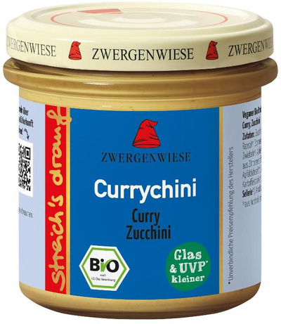 Produktfoto zu streichs drauf - Aufstrich Currychini 135g