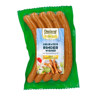Produktfoto zu Delikatess Rinder-Wiener (5 Stück) 200g