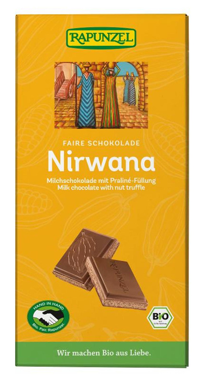 Produktfoto zu Nirwana Milchschokolade mit Trüffelfüllung 100g
