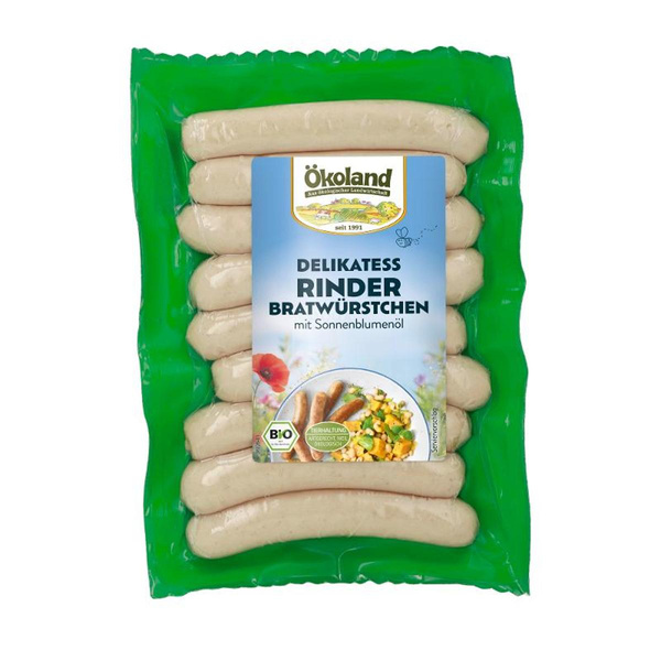 Produktfoto zu Delikatess Rinderbratwürstchen (9 Stück)