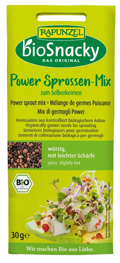 Produktfoto zu Keimsaat Power Sprossen-Mix bioSnacky 30g