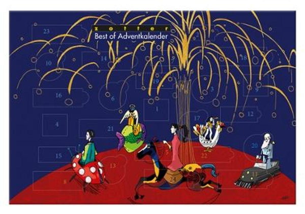 Produktfoto zu Adventskalender Zotter Best of