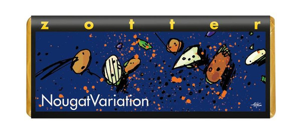 Produktfoto zu Nougatvariation Schokolade Zotter 70g