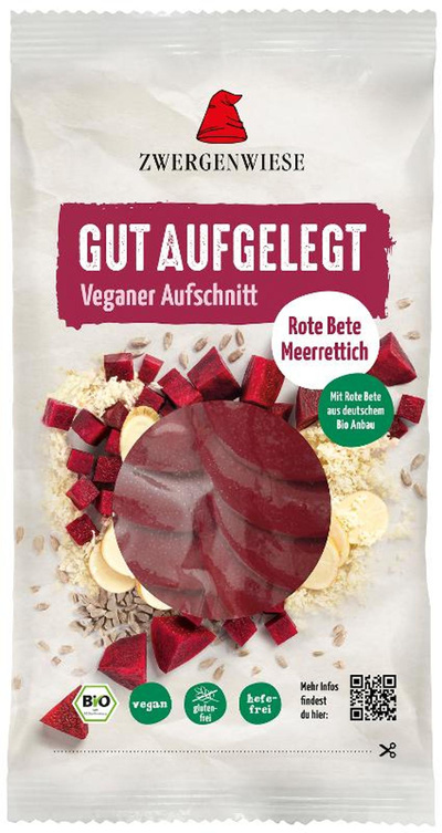 Produktfoto zu Gut Aufgelegt Veganer Aufschnitt, Rote Bete Meerrettich