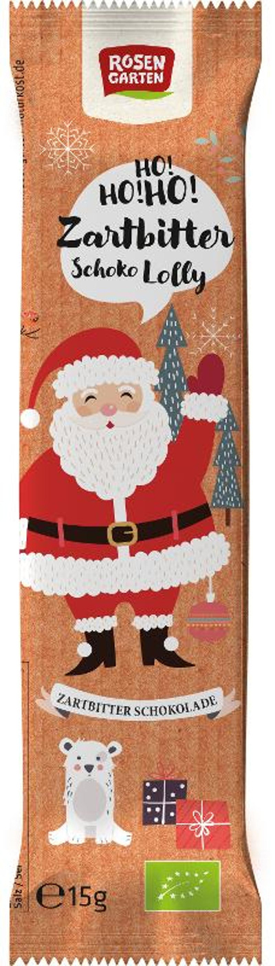 Produktfoto zu Nikolaus Lolly Zartbitter 15g