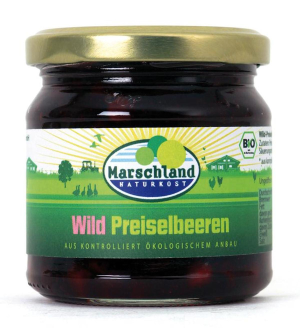 Produktfoto zu Wild Preiselbeeren Glas 220g